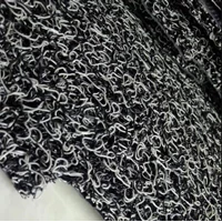 Black Vermicelli Car Carpet PVC Sheet Material
