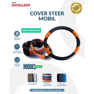 EXCELLENT Non-Embroidered Car Steering Wheel Cover Model SABIT (Car Accessory)