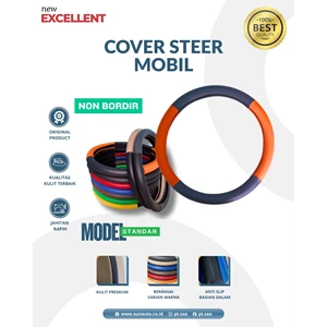 EXCELLENT Non-Embroidered Car Steering Wheel Cover Model STANDART (Car Accessory)