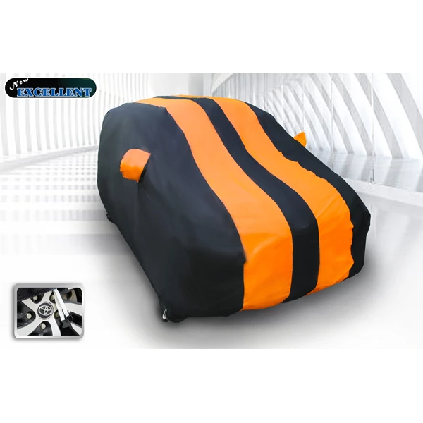 New Excellent Avanza Orange-Black Car Cover (Car Accessories Supplier)