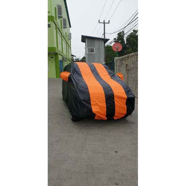 Sarung Mobil New Excellent Avanza Orange-Hitam