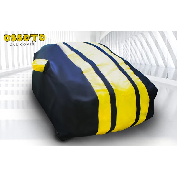 Yellow-Black Ossoto Avanza Car Cover (Car Accessories Supplier)